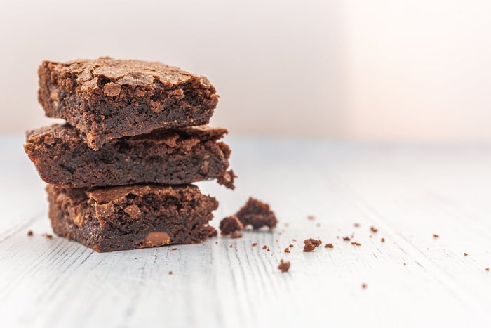 zoete aardappel brownie