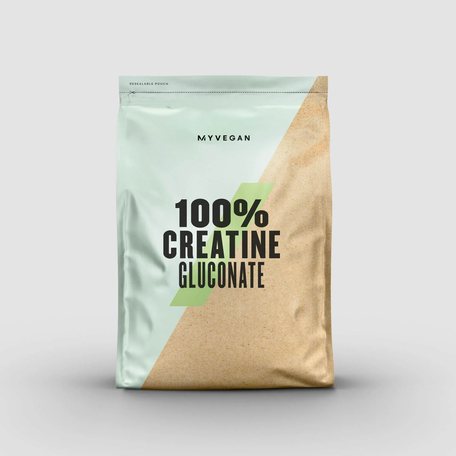 100% Creatine Gluconate Poeder - 1kg - Naturel Afbeelding 1