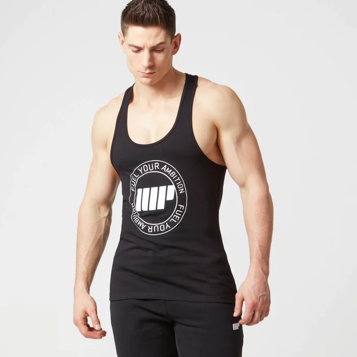 Myprotein Heren Core Slogan Stringer Tanktop
