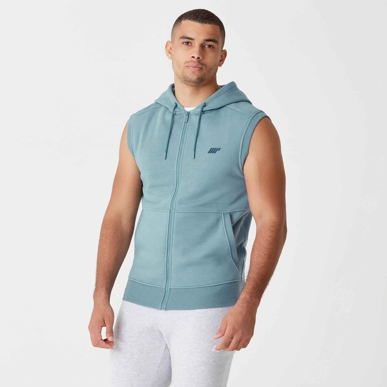MP Tru-Fit Sleeveless Hoodie 2.0 - Airforce Blue - XS Afbeelding 1
