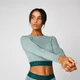 Naadloze Inspire Crop Top - Teal