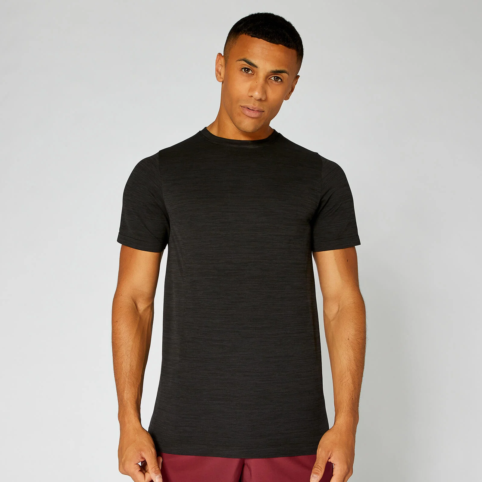 Aero Knit T-Shirt - Black Marl - XS Afbeelding 1