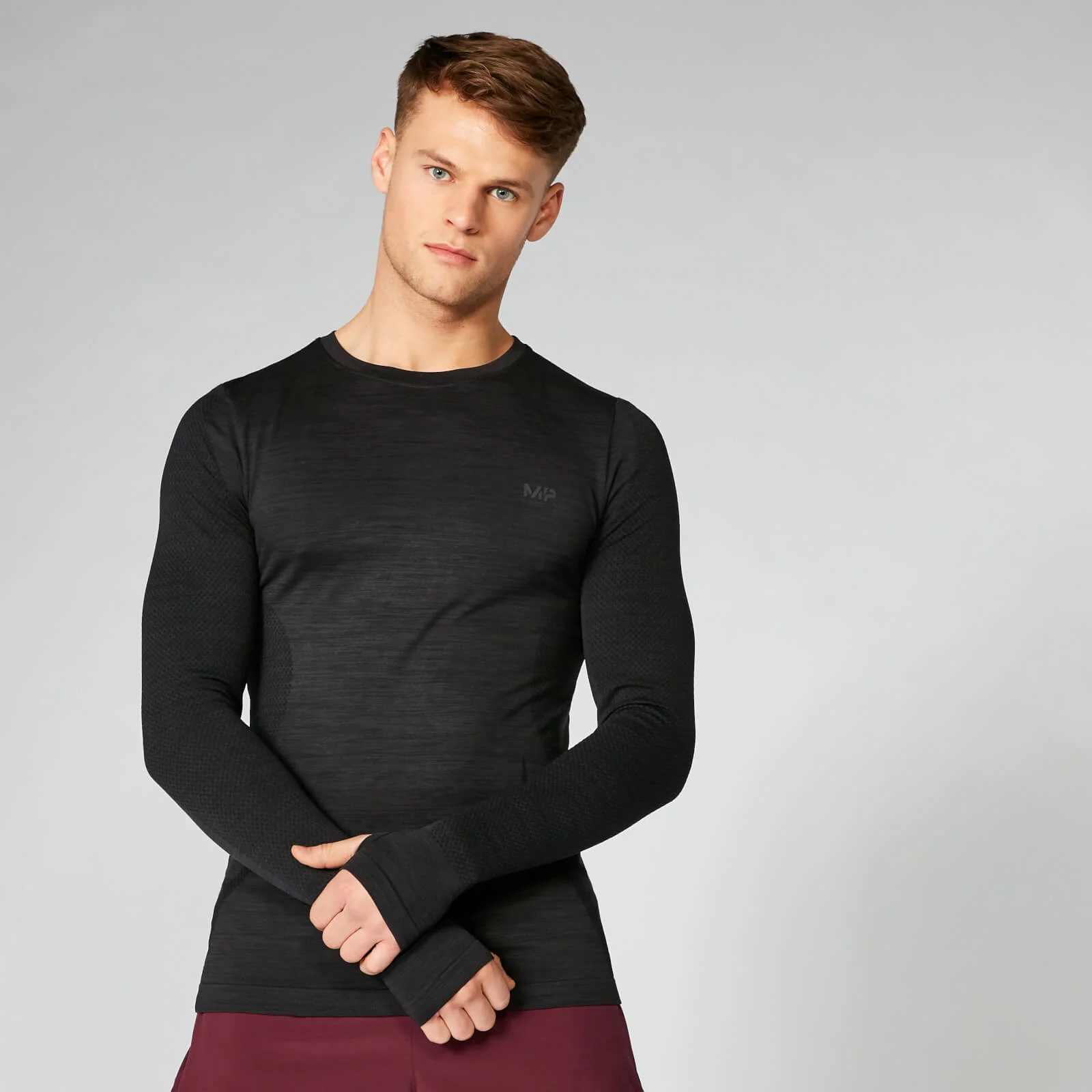 MP Sculpt Seamless Long Sleeve T-Shirt - Slate - XS Afbeelding 1