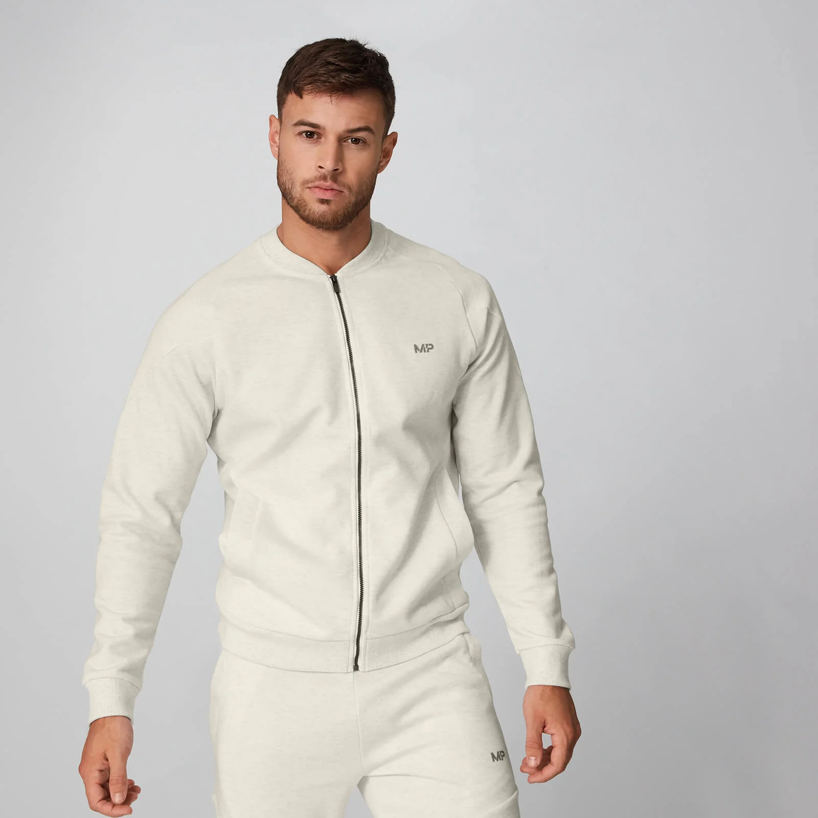 MP Men's City Bomber - Chalk Marl - XS Afbeelding 1