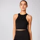 Shape Seamless Crop Vest - Black