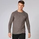 Performance Long-Sleeve Heren T-Shirt - Driftwood Marl