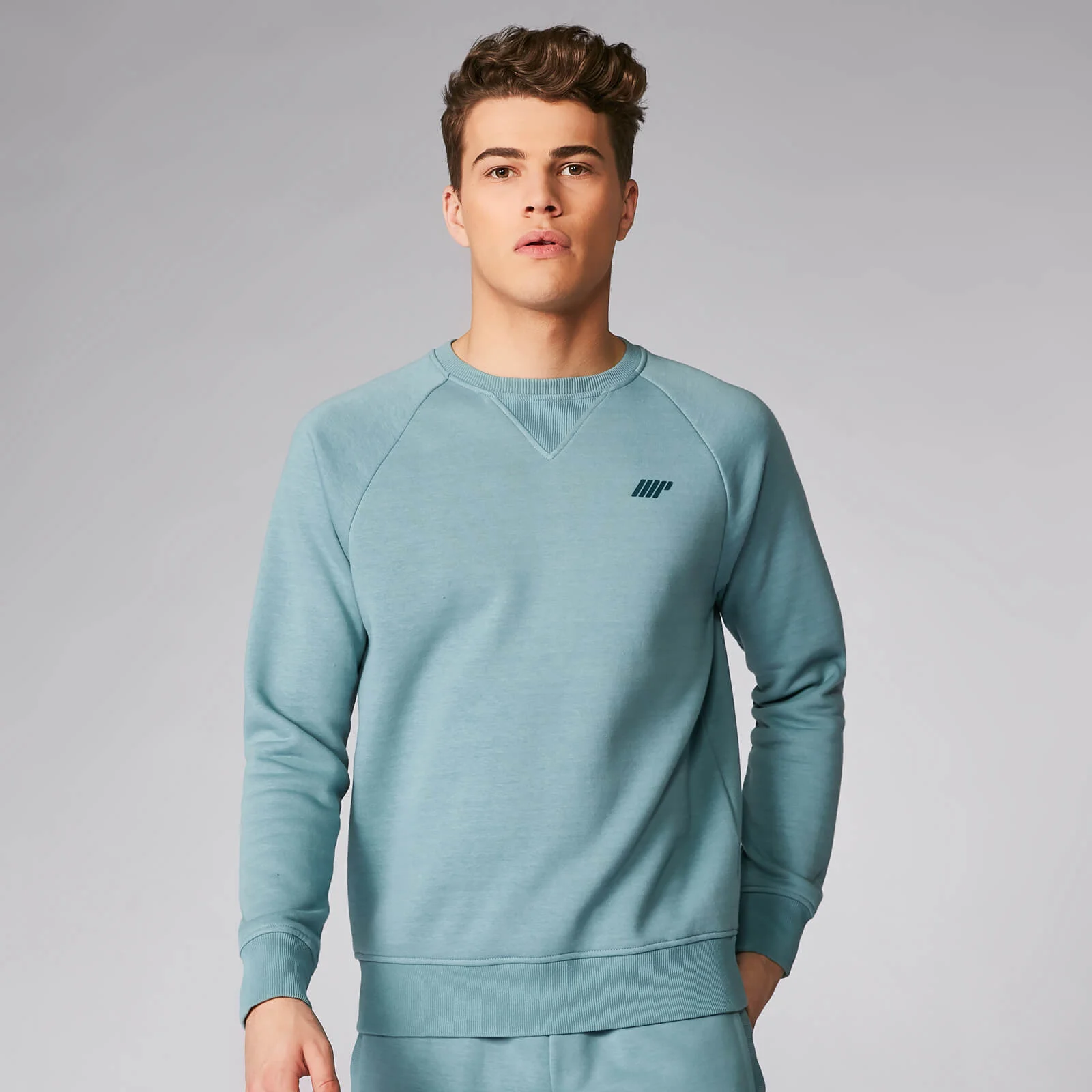MP Tru-Fit Crew Sweatshirt 2.0 - Airforce Blue - XS Afbeelding 1