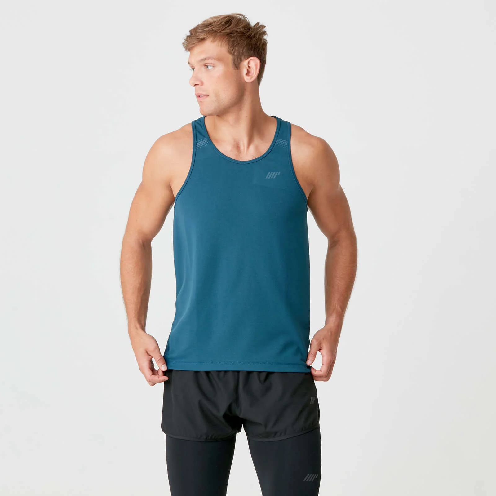 MP Boost Tank Top - Petrol Blue - XS Afbeelding 1