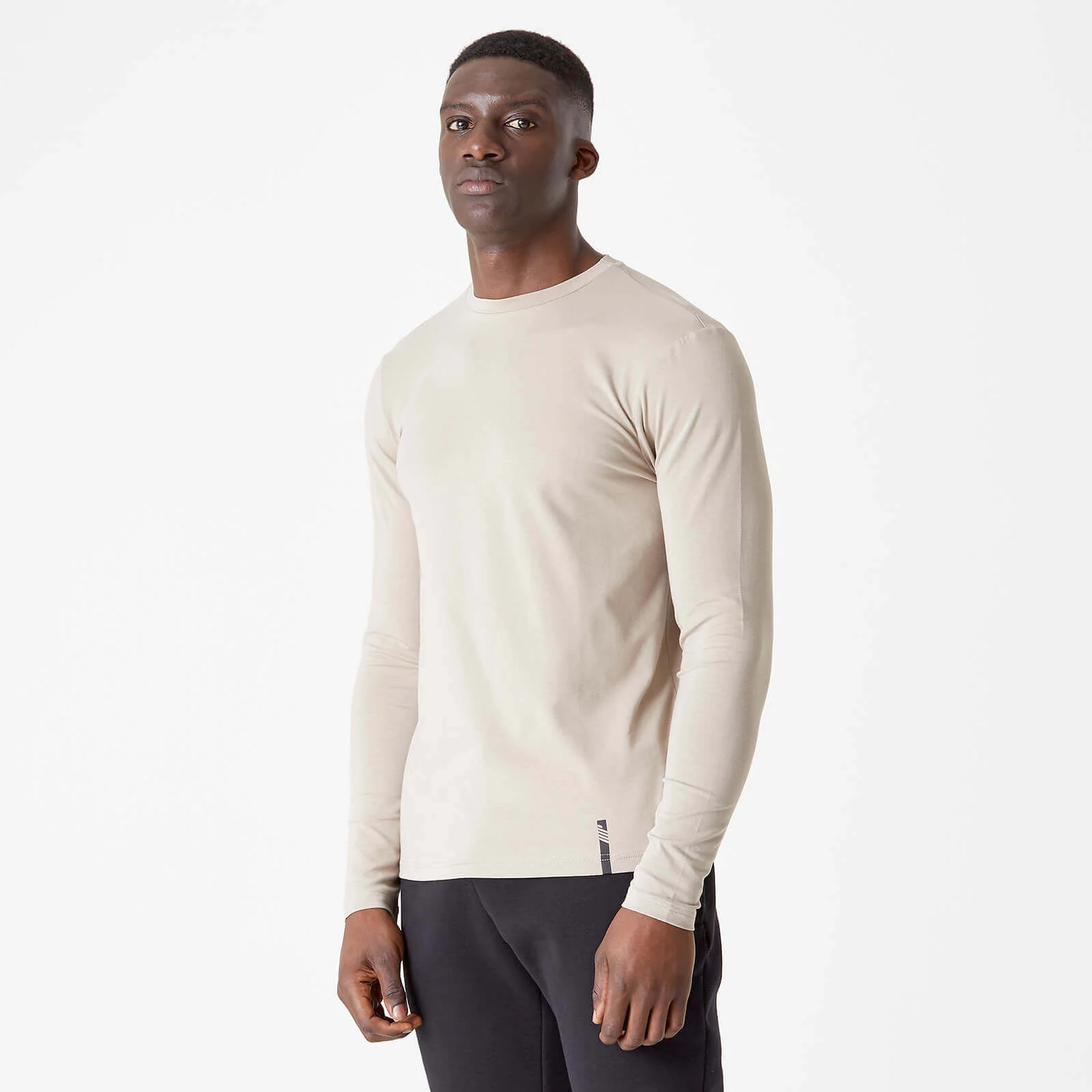 Luxe Classic Long-Sleeve Crew - XS Afbeelding 1
