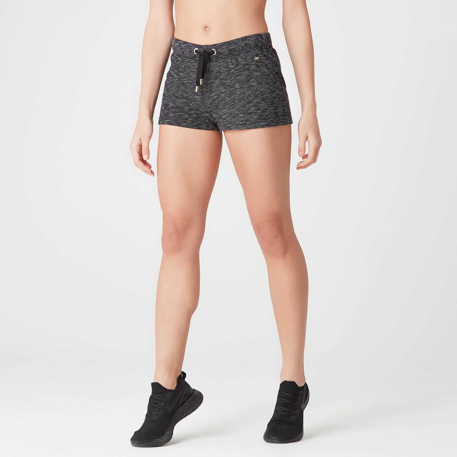 Luxe Lounge Shorts - Black Heather - XS Afbeelding 1