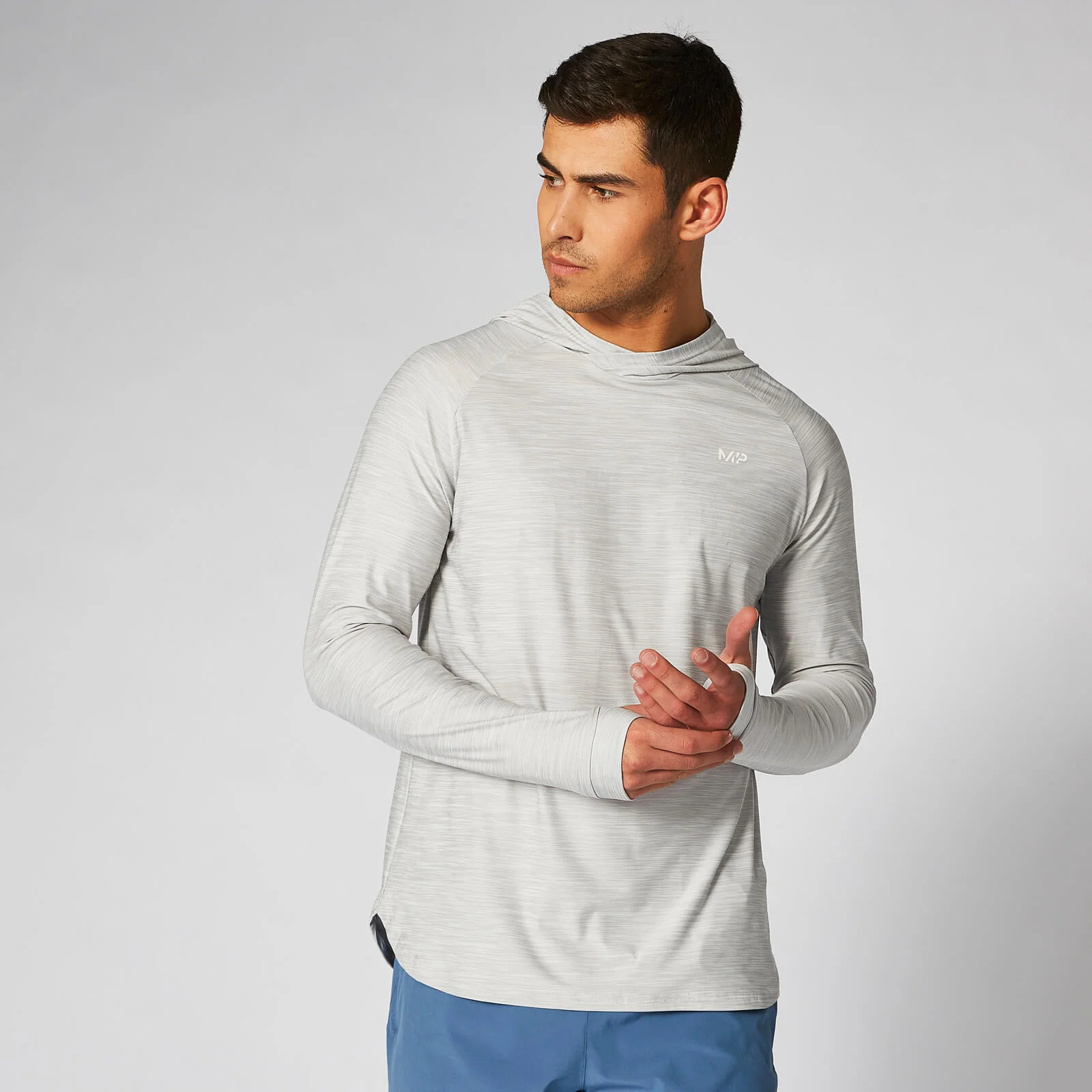 Dry-Tech Infinity Hoodie – Zilver - XS Afbeelding 1