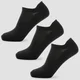 MP Men's Essentials Enkelsokken - Zwart (3-pack)