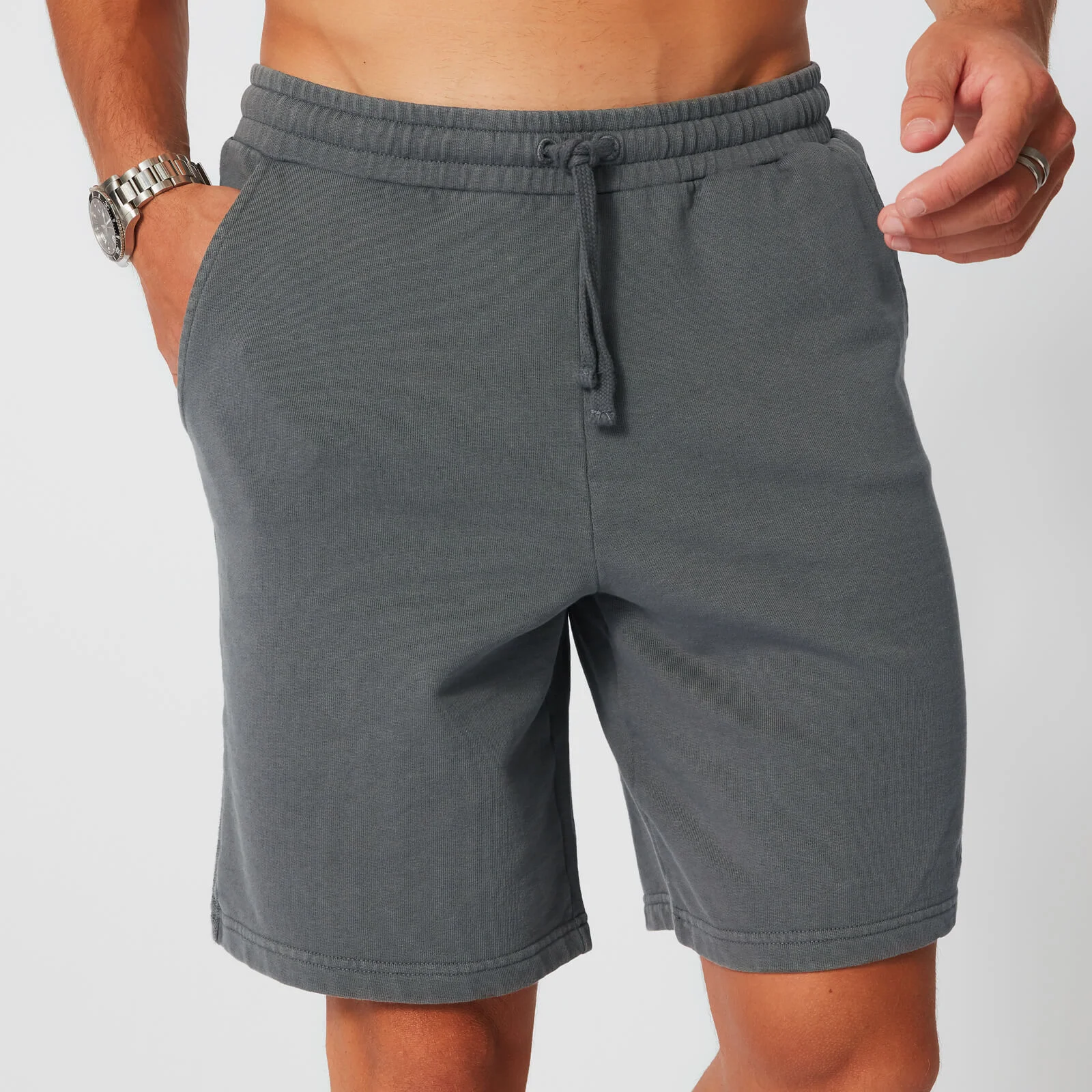 Washed Sweatshorts - Grijs - XS Afbeelding 1
