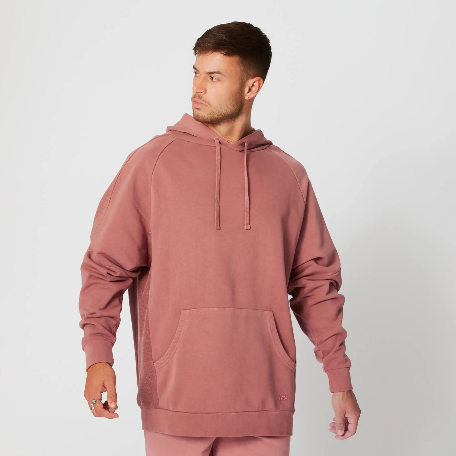 Washed Overhead Hoodie - Rood - XS Afbeelding 1