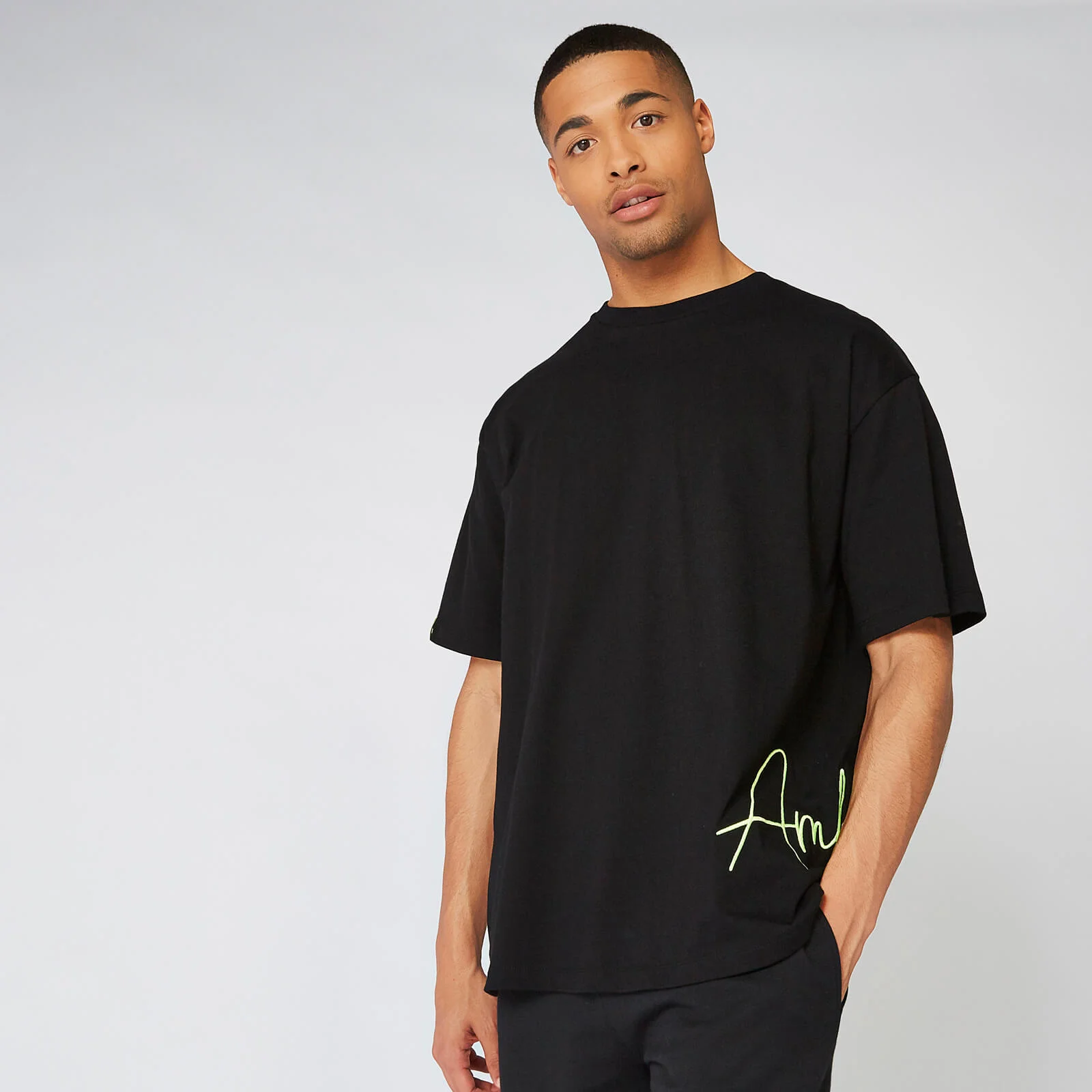 Neon Signature T-Shirt - Black - XS Afbeelding 1