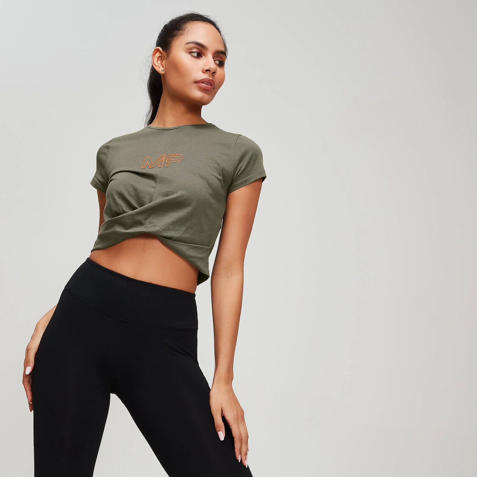 MP Women's Rest Day Women's Twist Front T-Shirt - Avocado - XS Afbeelding 1