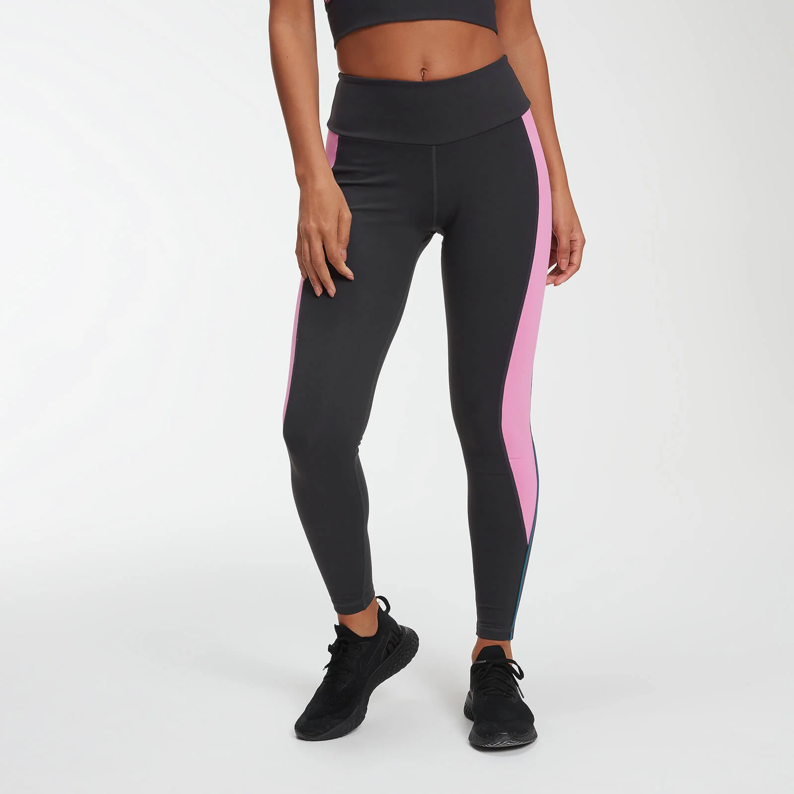 Power Leggings - Slate/Roze - XS Afbeelding 1