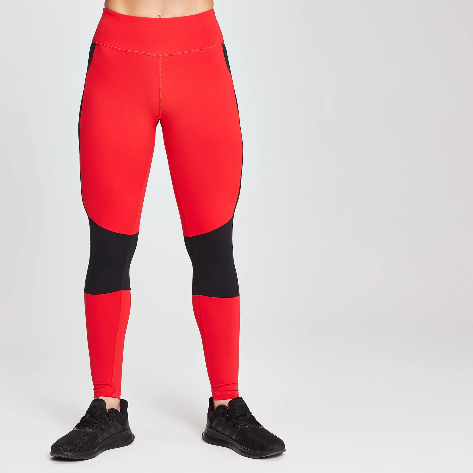 MP Dames Colour Block Branded Sports Leggings - Danger - XS Afbeelding 1