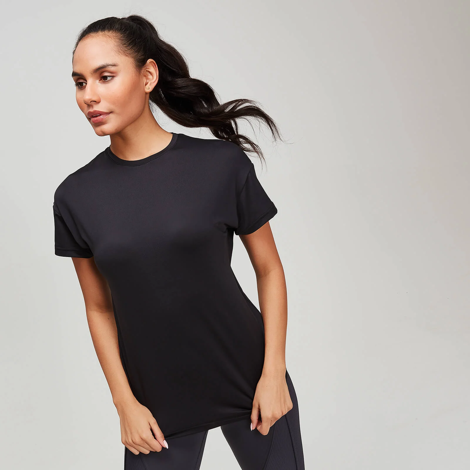 MP Textured Training Vrouwen T-Shirt - Zwart - XS Afbeelding 1