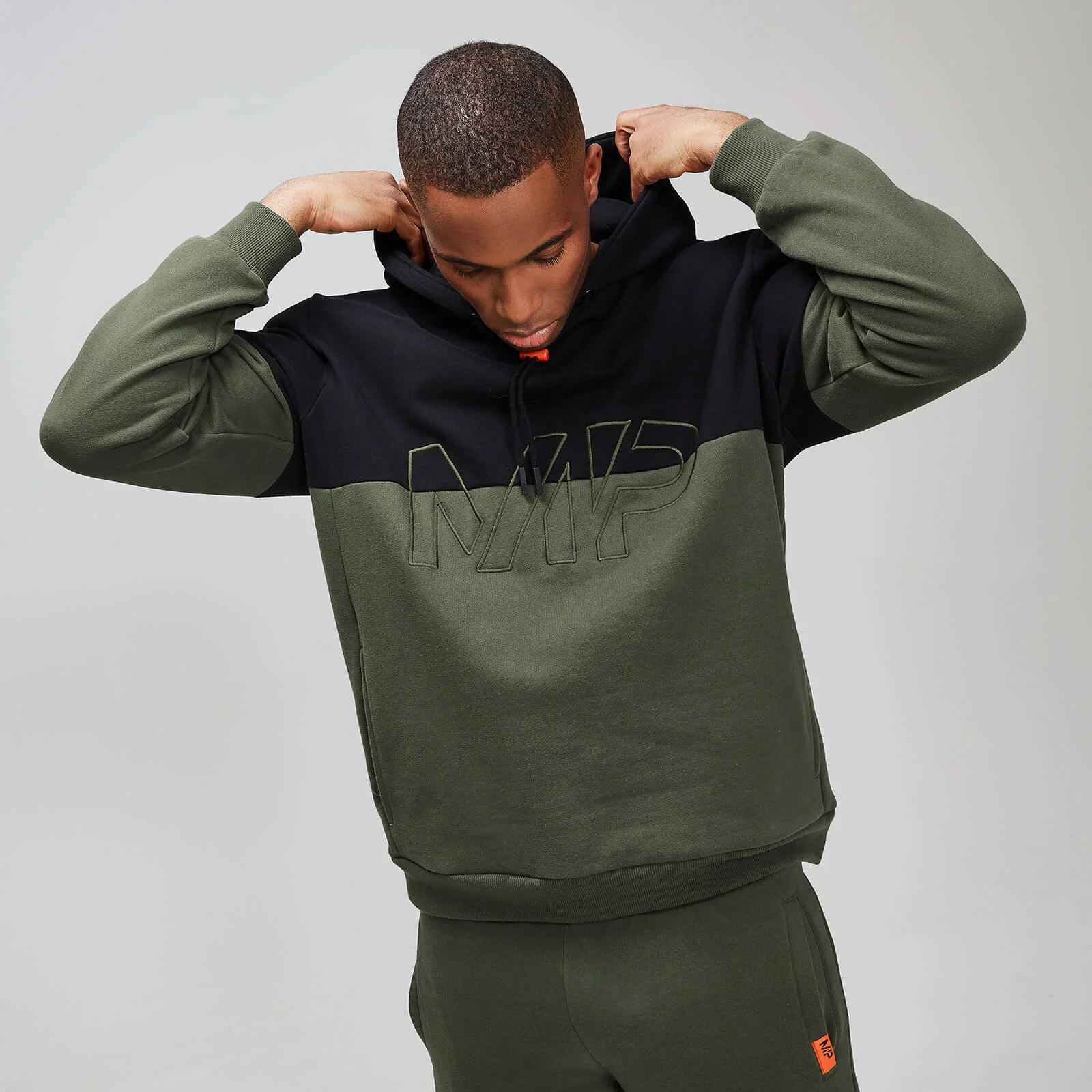 Rest Day Split Overhead Hoodie - Legergroen - XS Afbeelding 1