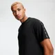 Double Tape Tricot T-Shirt - Zwart