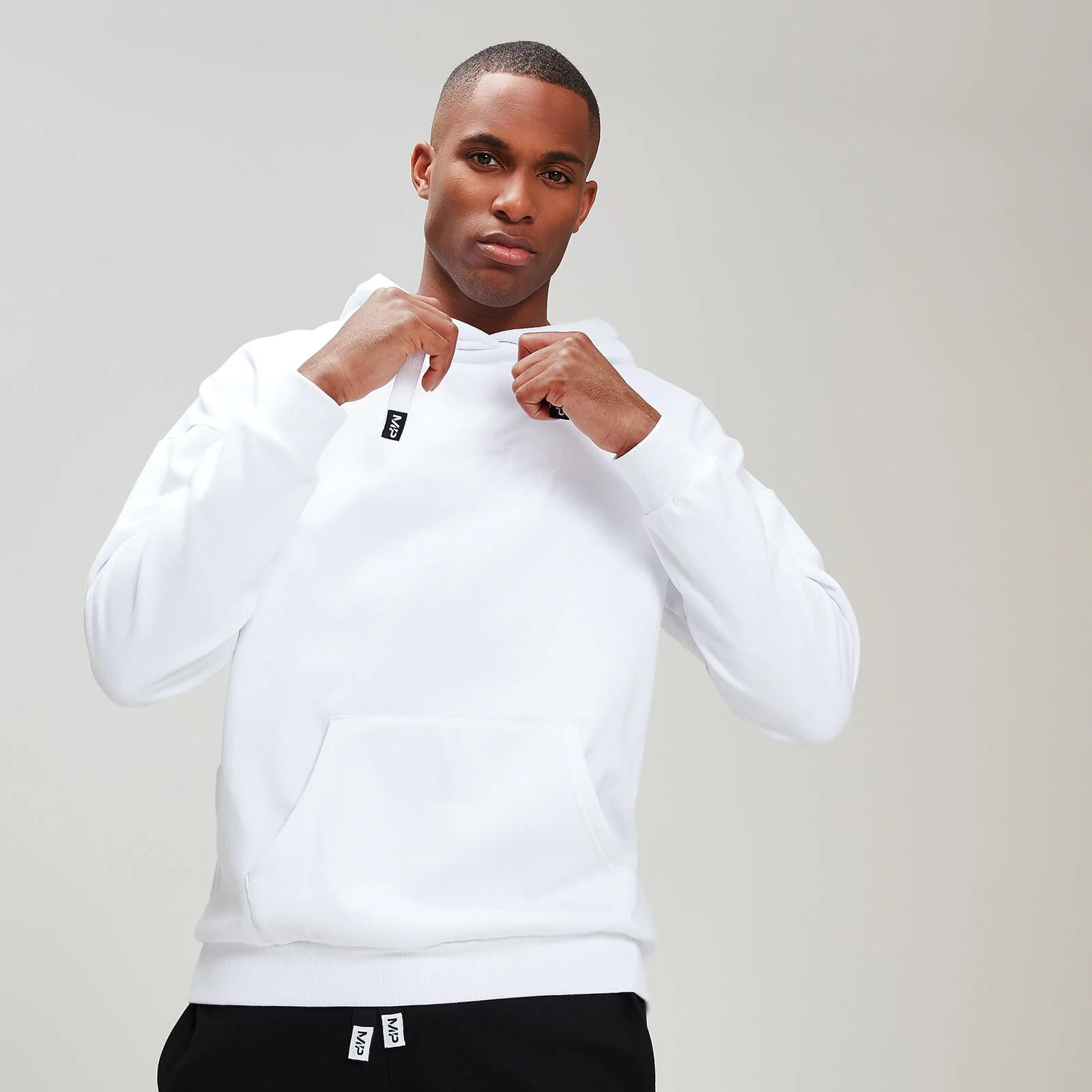 MP Rest Day Heren Stripe Overhead Hoodie - Wit - XS Afbeelding 1