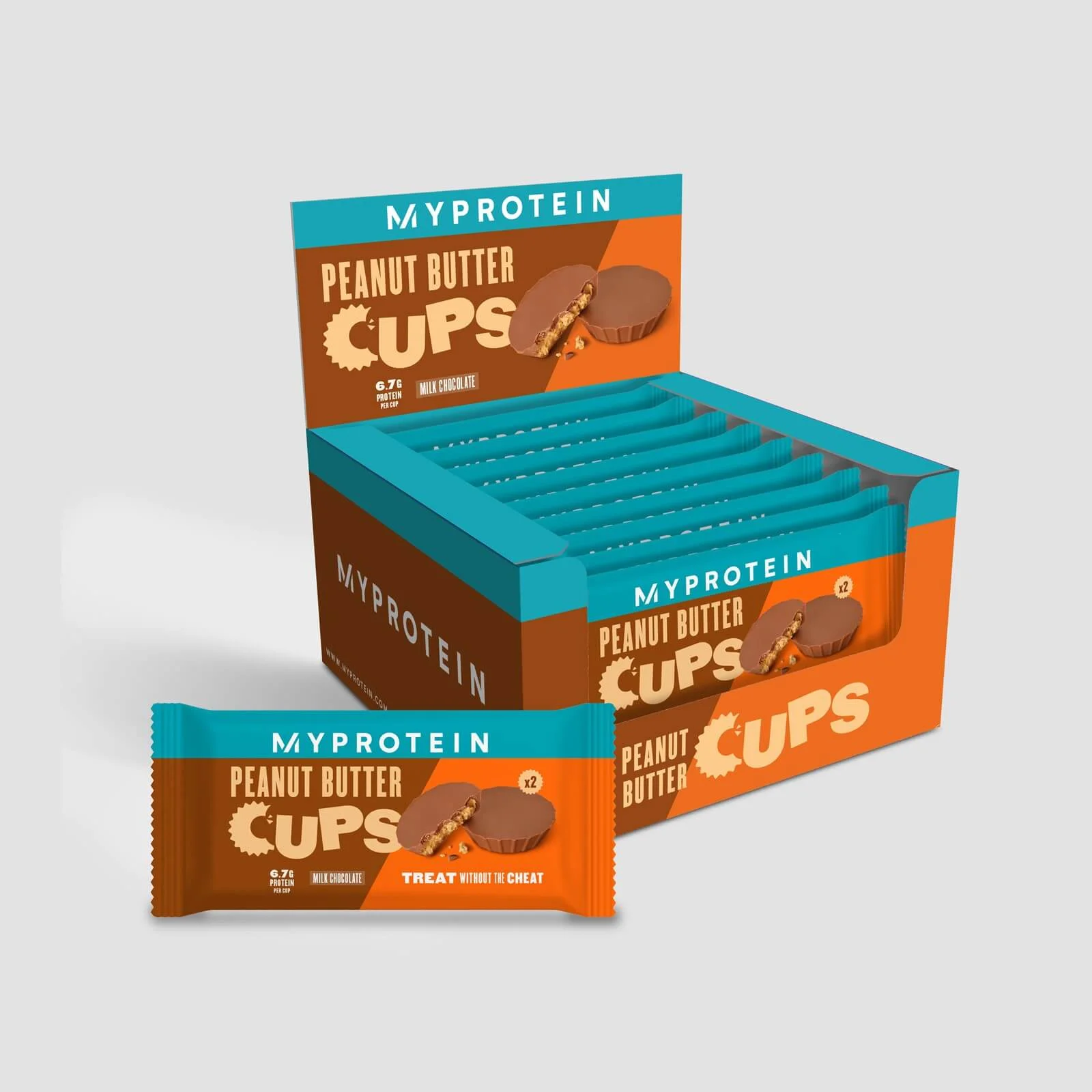Peanut Butter Cups - 10 x 42g - Melk Chocolade Afbeelding 1