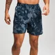 MP Training Heren Stretch Geweven Shorts - Washed Blue-Camo