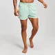 MP Heren Contrast Binding Swim Shorts - Muntgroen