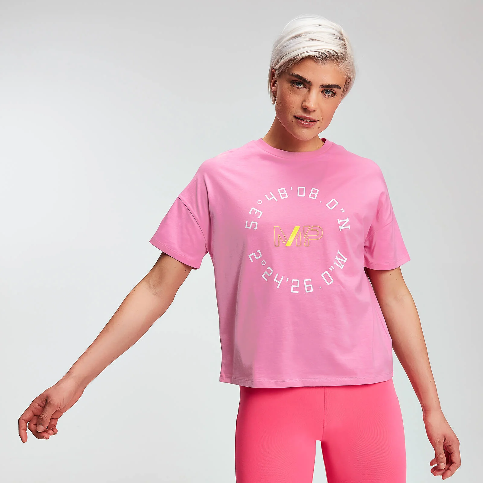 Myprotein Power Dames Graphic T-Shirt - Candy - XS Afbeelding 1