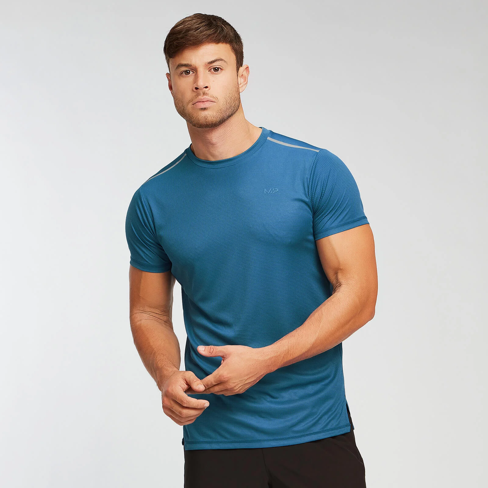Training Grid T-Shirt - Pilot Blue - XS Afbeelding 1