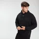 Hoodie van gemengde stof voor heren - Zwart