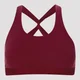 Power Mesh Sports Bra - Oxblood