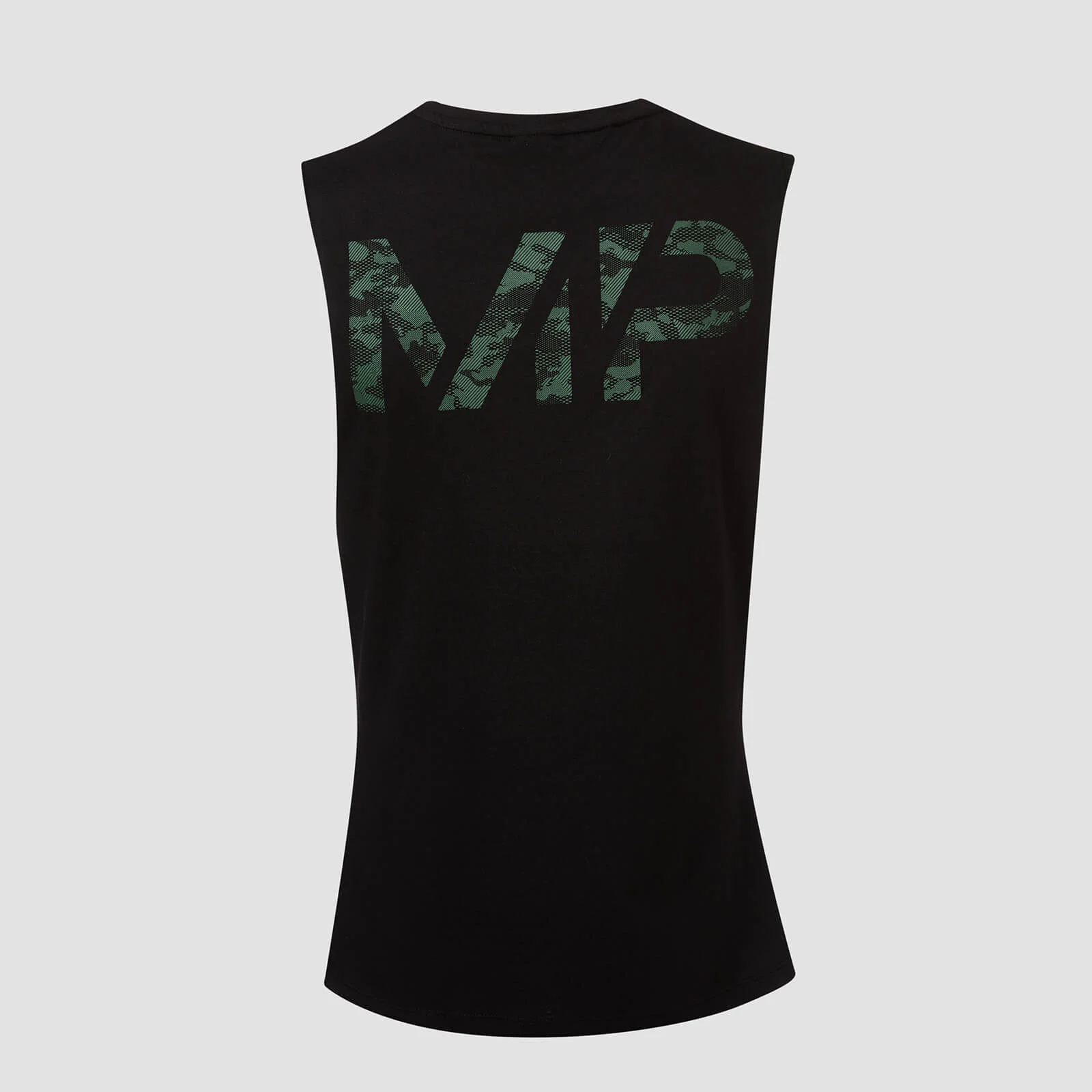 MP Men's Geo Camo Tank - Black/Green - XS Afbeelding 1