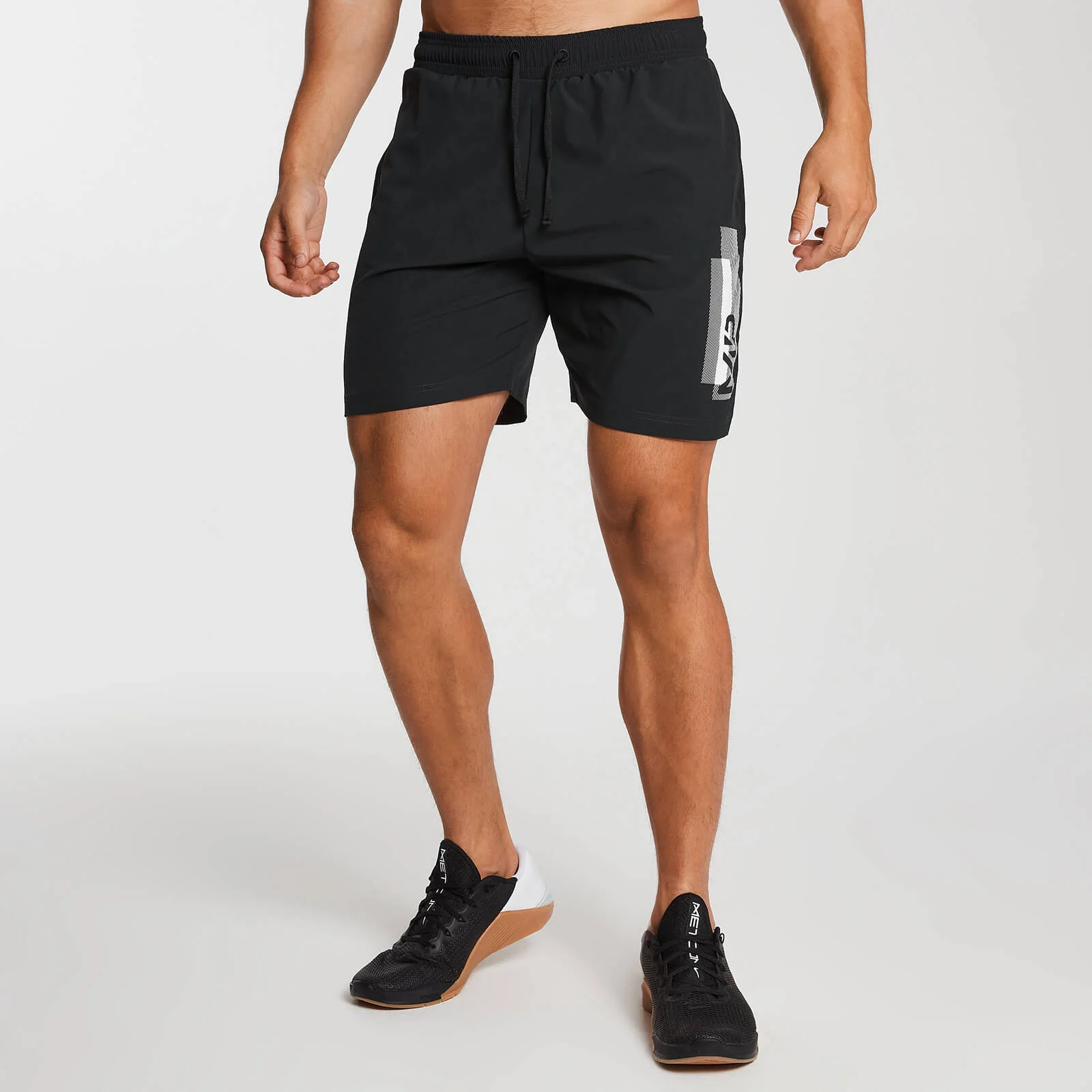 Bedrukte sportshorts voor heren - Zwart - XS Afbeelding 1