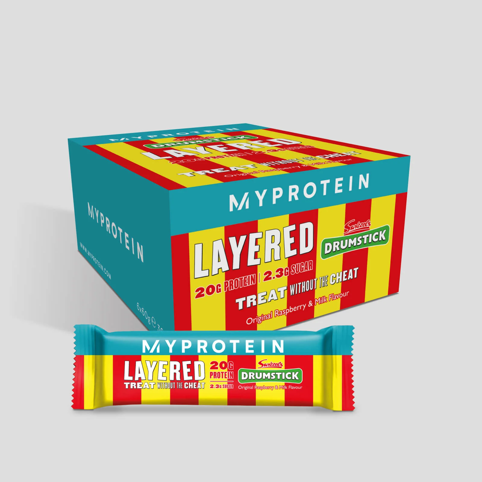 Layered Protein Bar — Drumstick - Swizzels Refreshers Afbeelding 1