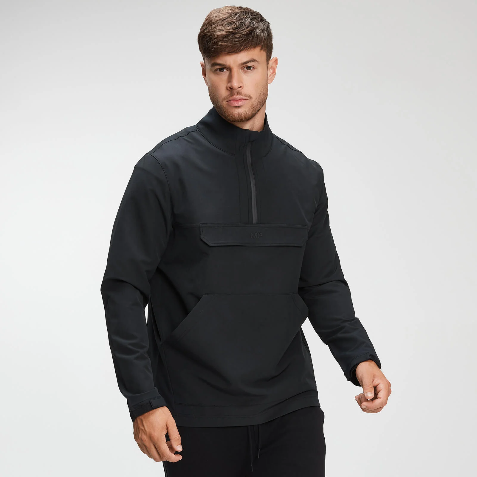 Essential regen-/sportjack voor heren - Zwart - XS Afbeelding 1
