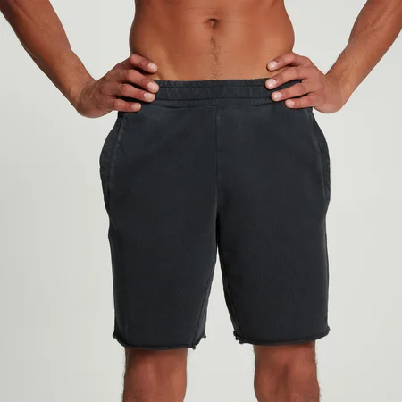 MP Training Heren Sweatshort - Gewassen zwart