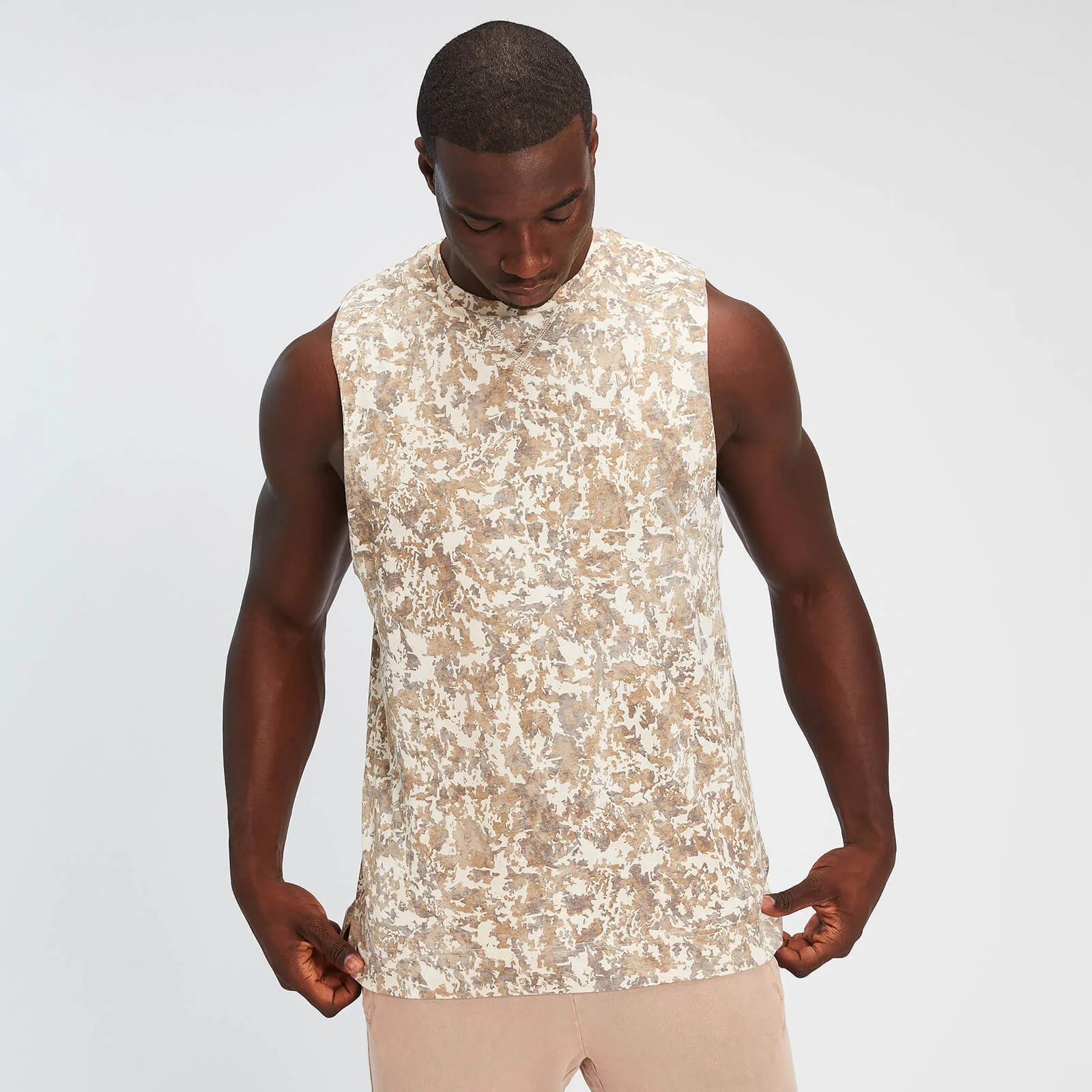 MP Training Heren Tank - Camouflage - XS Afbeelding 1