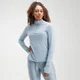 MP Velocity shirt met kwartrits voor dames - Lichtblauw