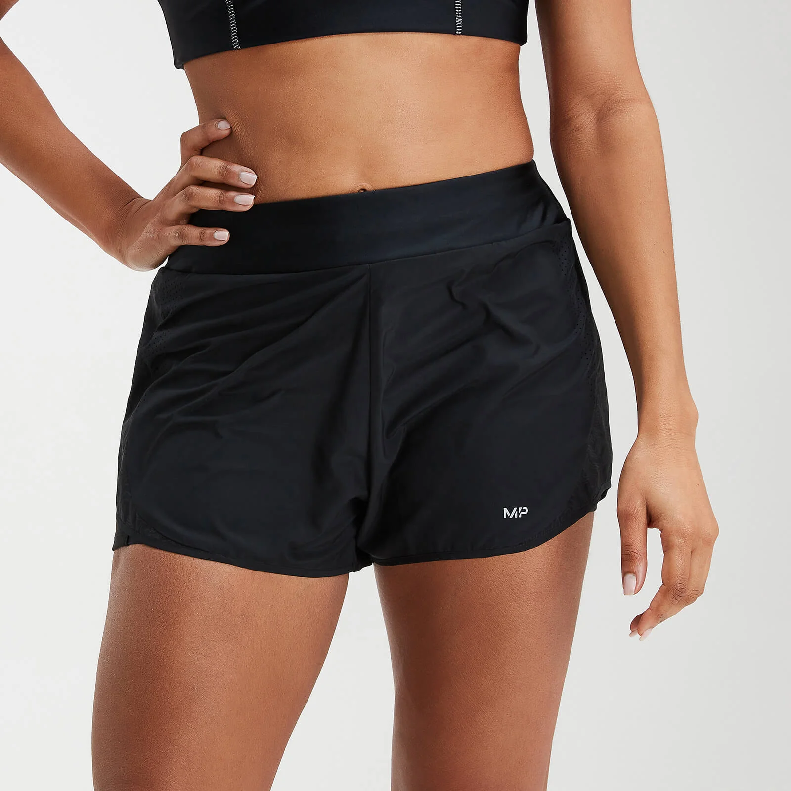 MP Velocity dubbellaagse short voor dames - Zwart - XXS Afbeelding 1