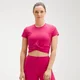MP Power crop top met korte mouwen voor dames - Virtueel roze
