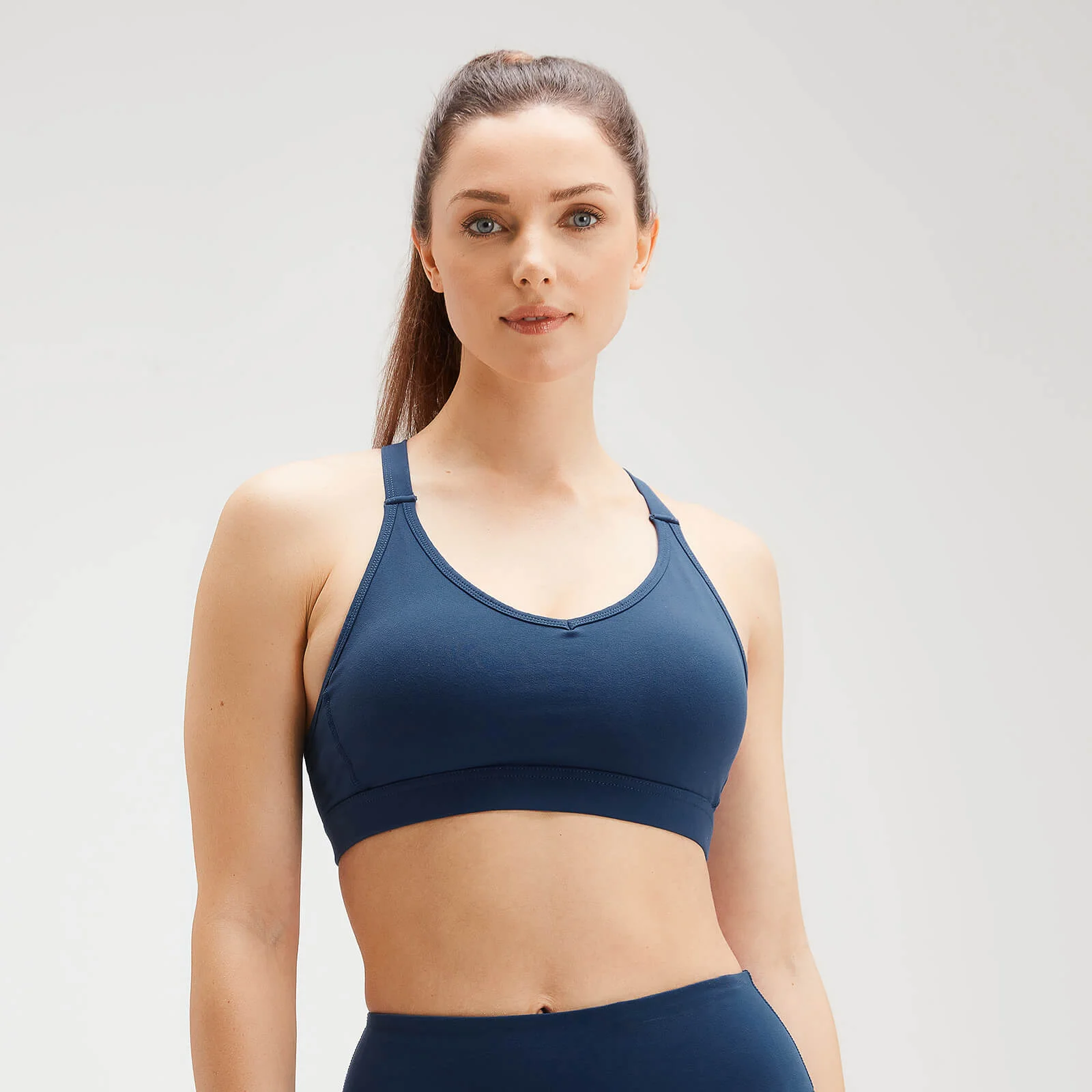 MP Women's Power Mesh Sports Bra - Dark Blue - XS Afbeelding 1
