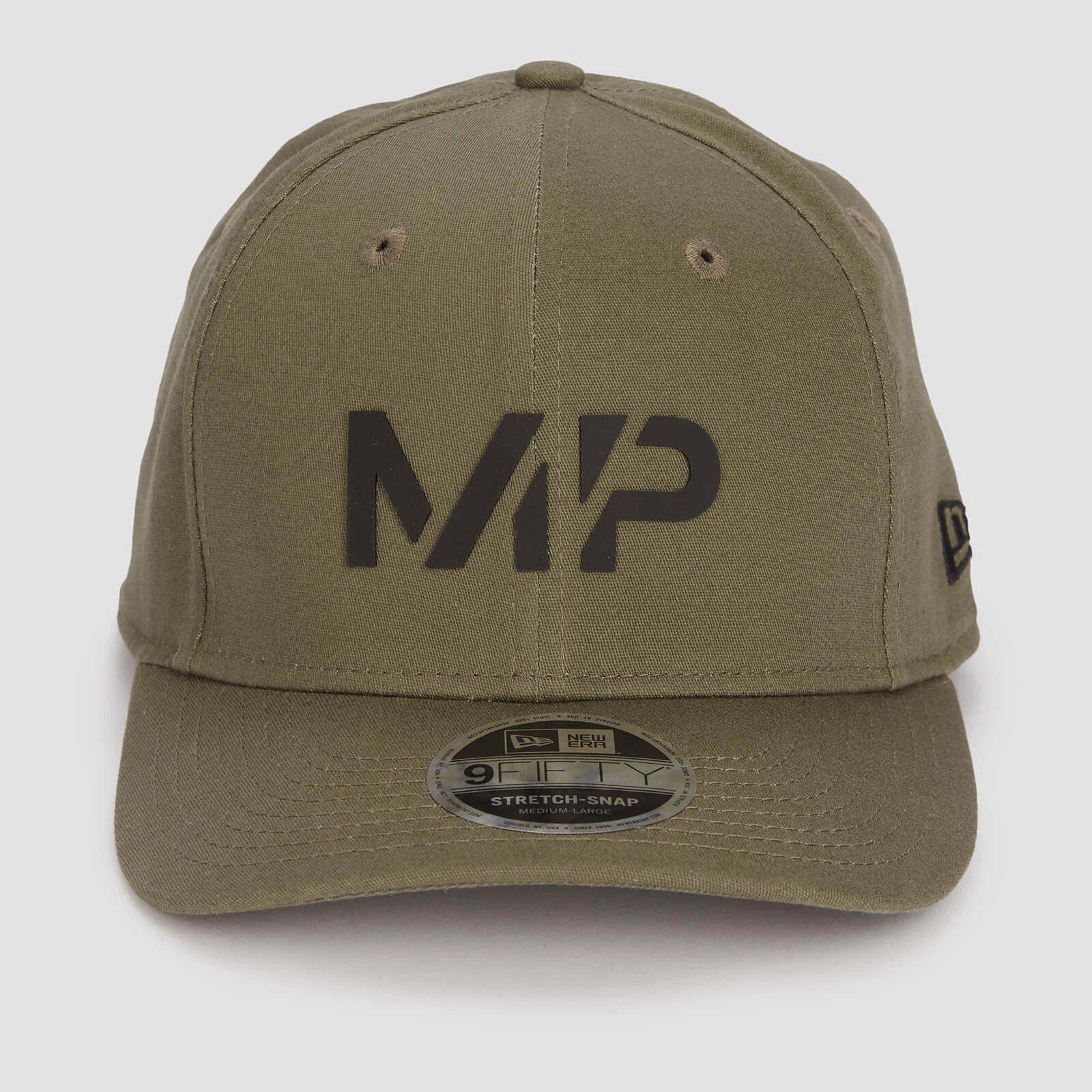 MP New Era 9FIFTY Stretch Snapback - Dark Olive/Black - S-M Afbeelding 1