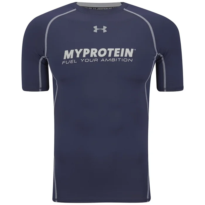 Under Armour® Mannen Heatgear Armour korte mouwen Compressie T-Shirt - Midnight Navy