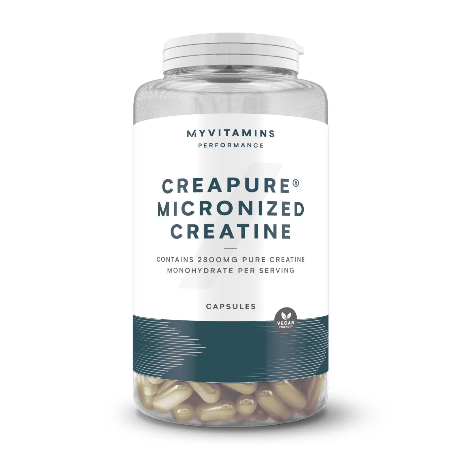 Creapure® Micronised Creatine Capsules - 245Capsules Afbeelding 1