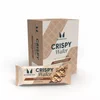 Een doos en een individueel verpakte Myprotein eiwitwafel met chocoladesmaak, beide in bruine en witte verpakking.