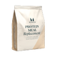 Een beige zak van Myprotein met de tekst "Protein Meal Replacement" erop.