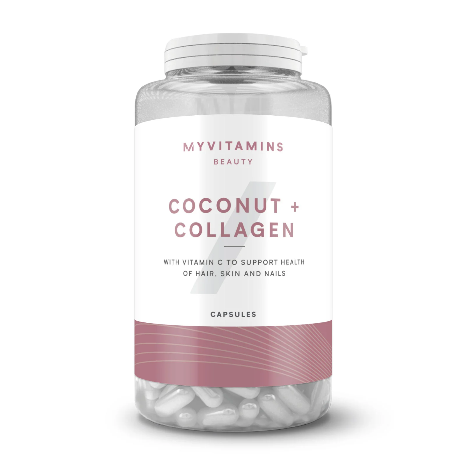Kokos- en collageencapsules - 180 CAPSULES - 90servings Afbeelding 1