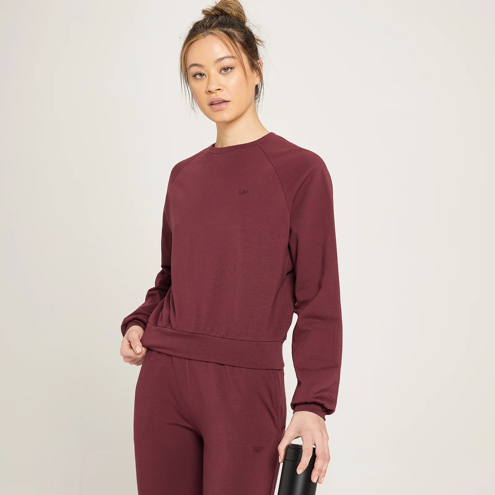 MP Women's Composure Sweatshirt- Washed Oxblood - XXS Afbeelding 1